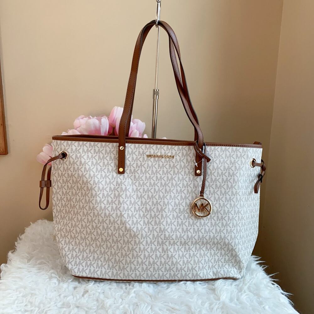 Michael Kors large zip tote